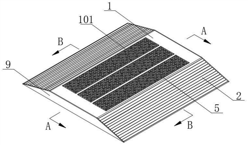 A vibrating dust-removing massage floor mat