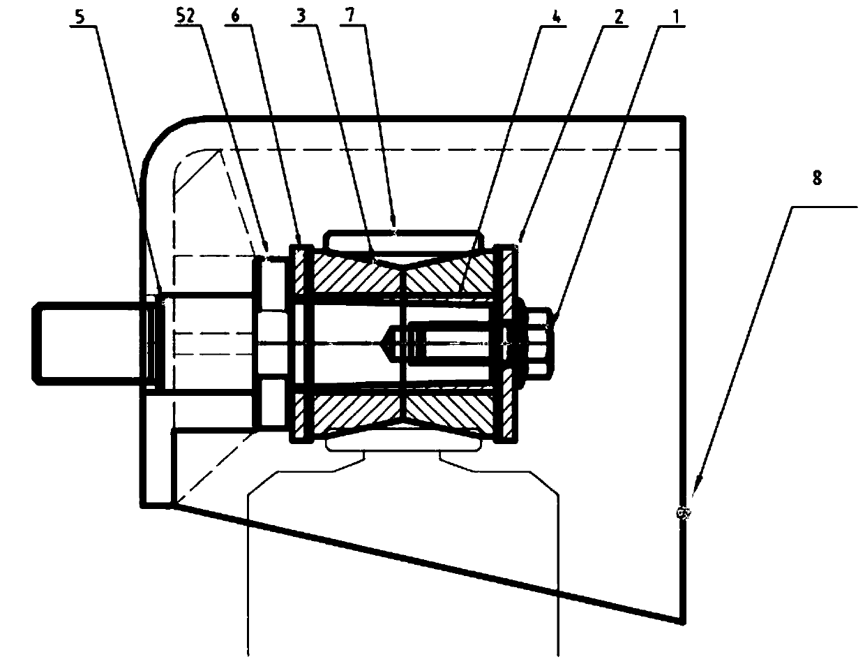 Vibration absorber bushing limiting system