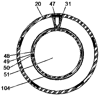 Printing paper discharge device