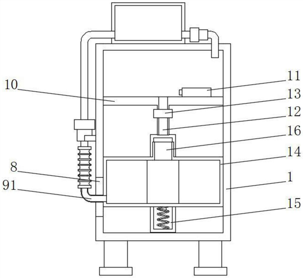 Performance detection module for automobile electronic water valve