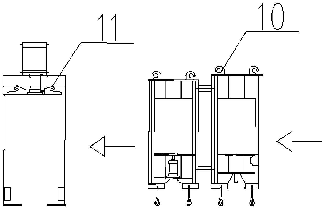 Fast curing method and device used after electrostatic coating performed on surfaces of strip steel with powder