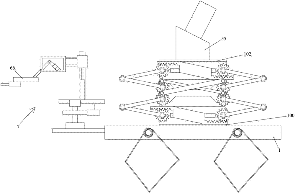 Robot structure for building fire control