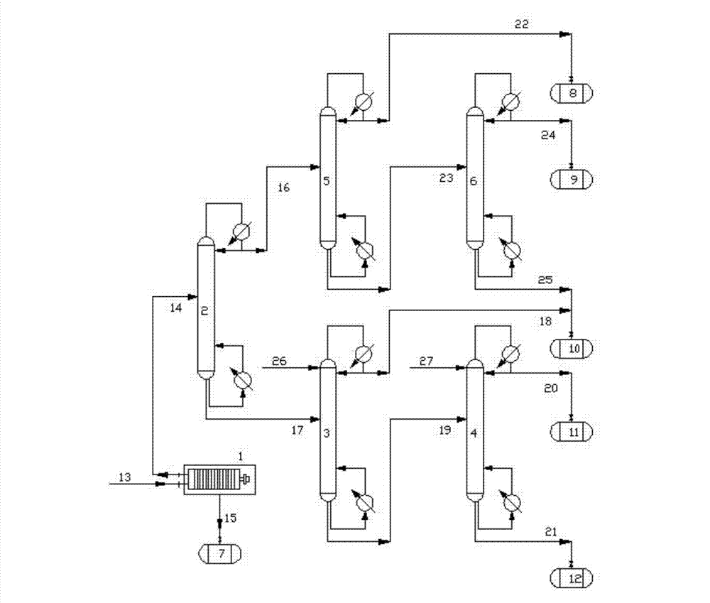 Device and method for continuous recovery treatment of chlorosilane residual liquid