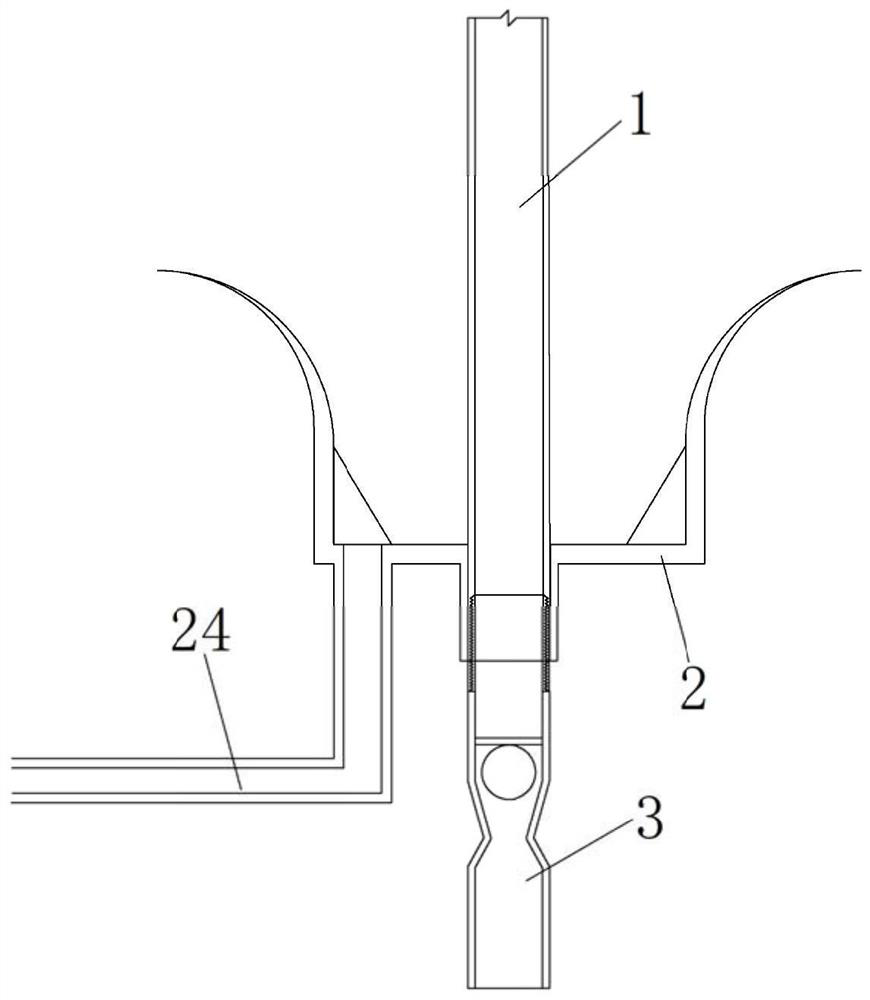 Grouting anchor rod device with underground water drainage function and using method thereof