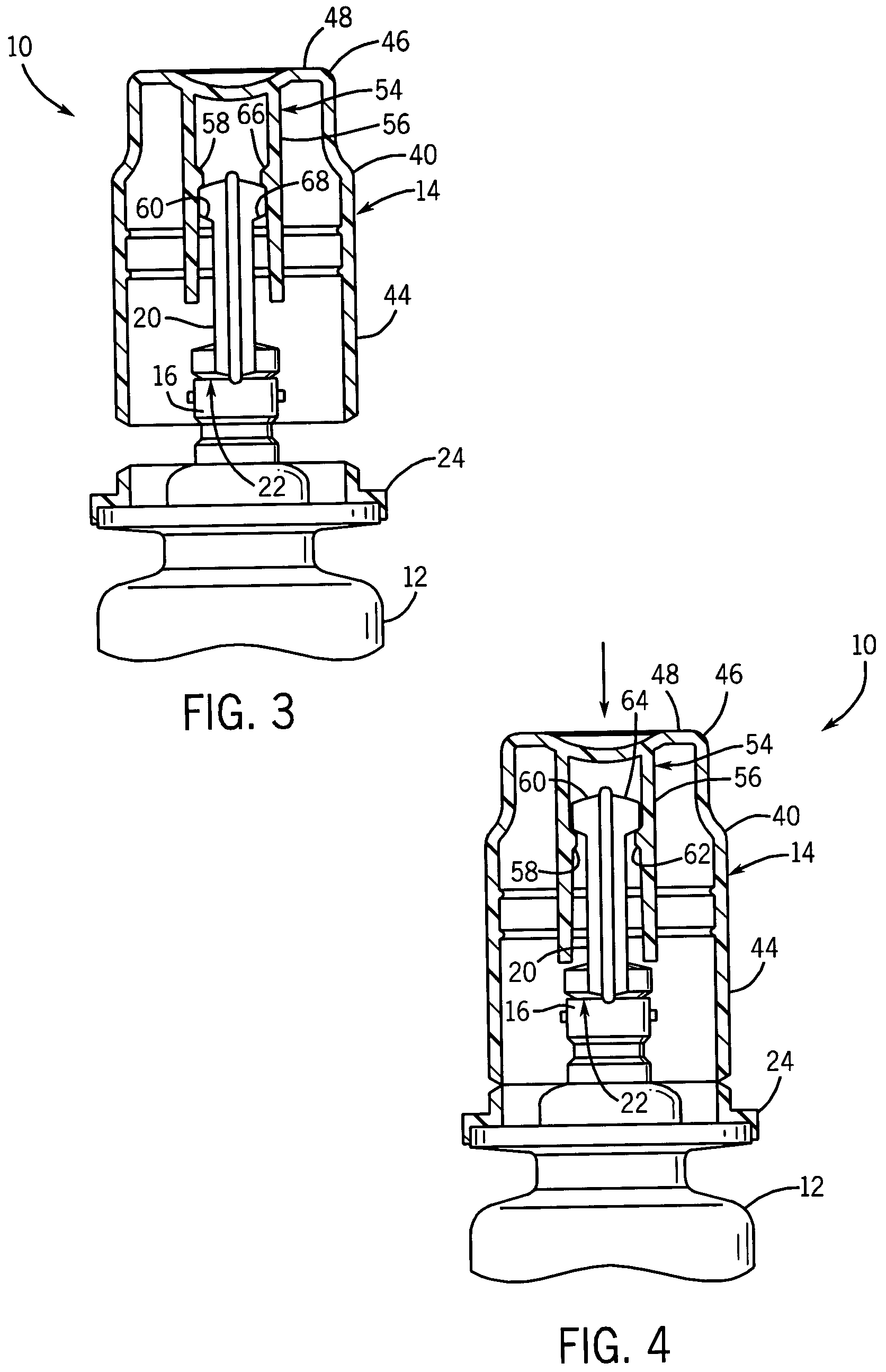 Blow fill sealed container with twist off top operated by overcap and method of forming the same