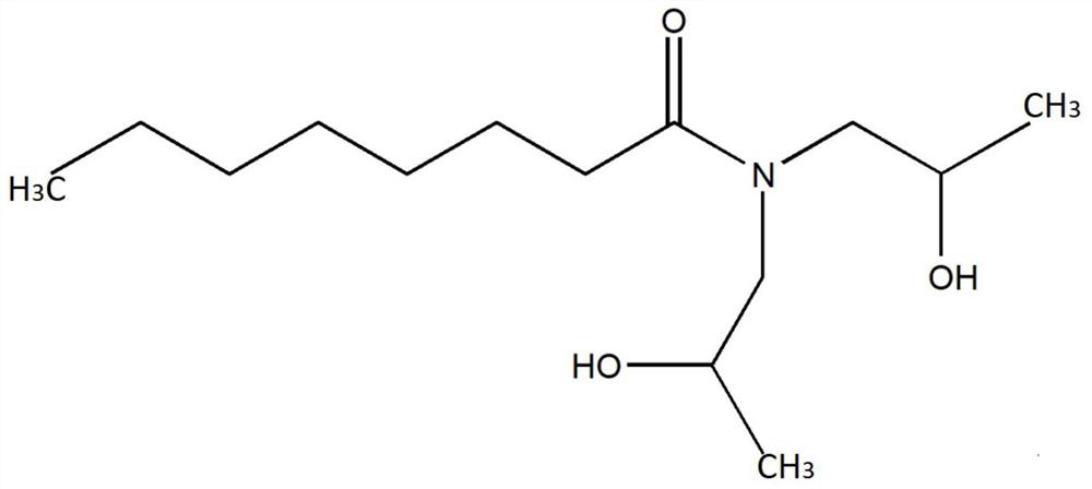 N-caprylic acid diisopropanol amide, preparation method thereof and corrosion inhibitor