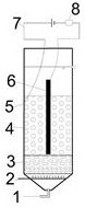 Method for solving scaling of cathode of electro-catalytic biological aerated filter