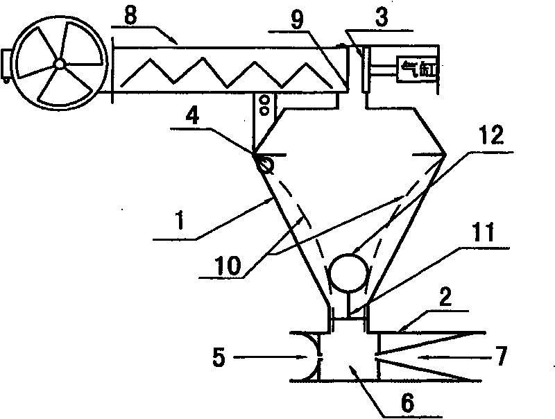 Anti-splash device of conical dissolvers