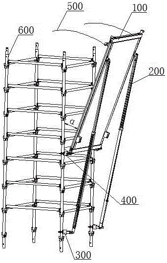 Novel aluminum alloy mesh protecting device and installing method thereof