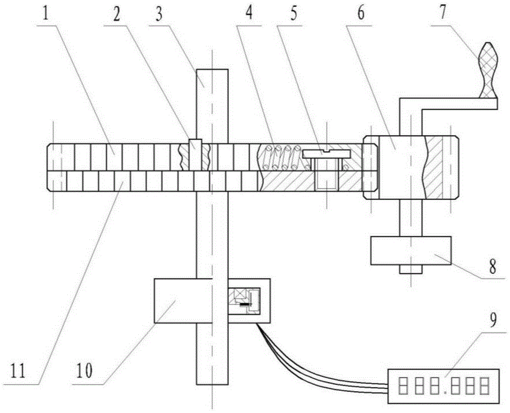 High-precision hand-cranking low-speed rotating table