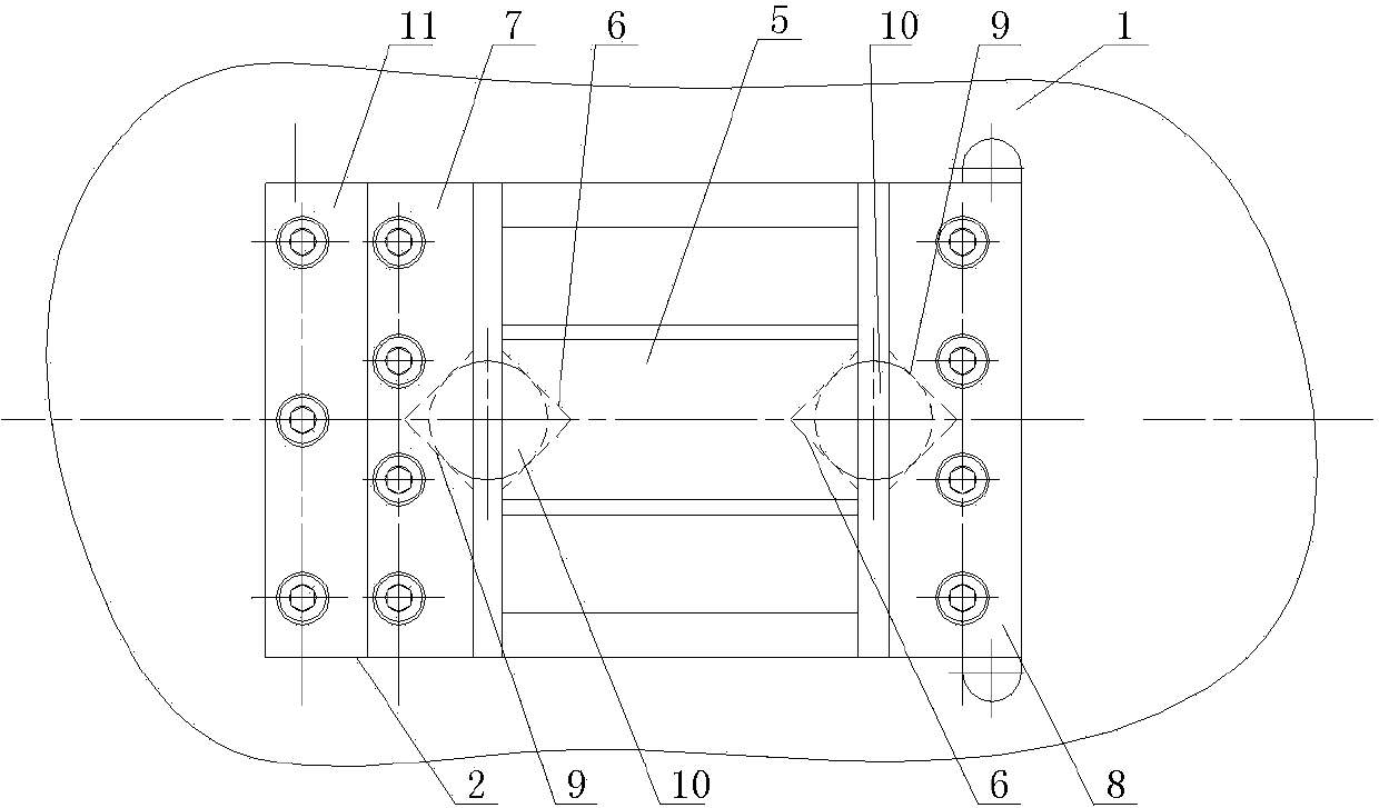 Linear feed structure of machine tool