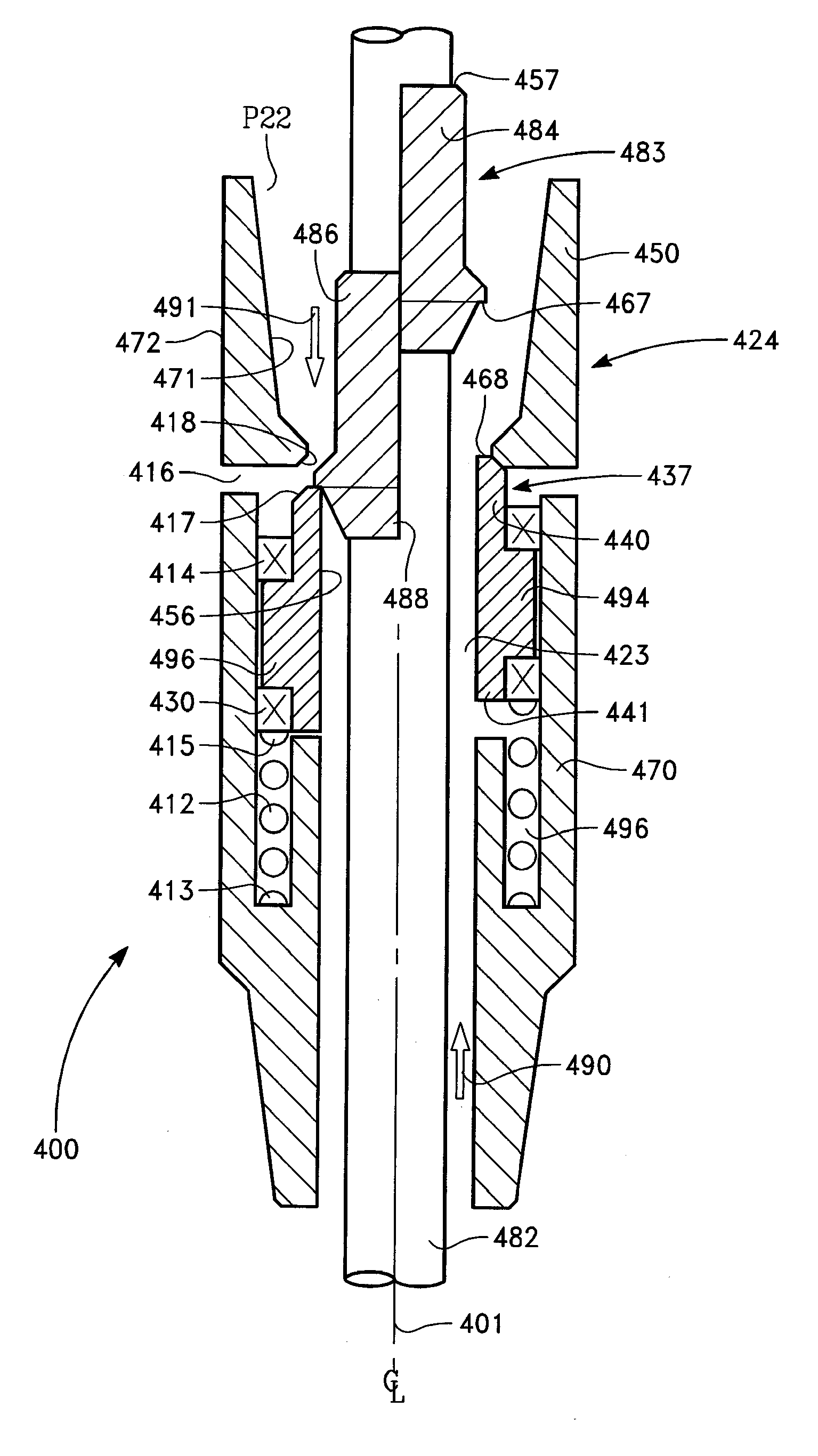 Valve with shuttle for use in a flow management system