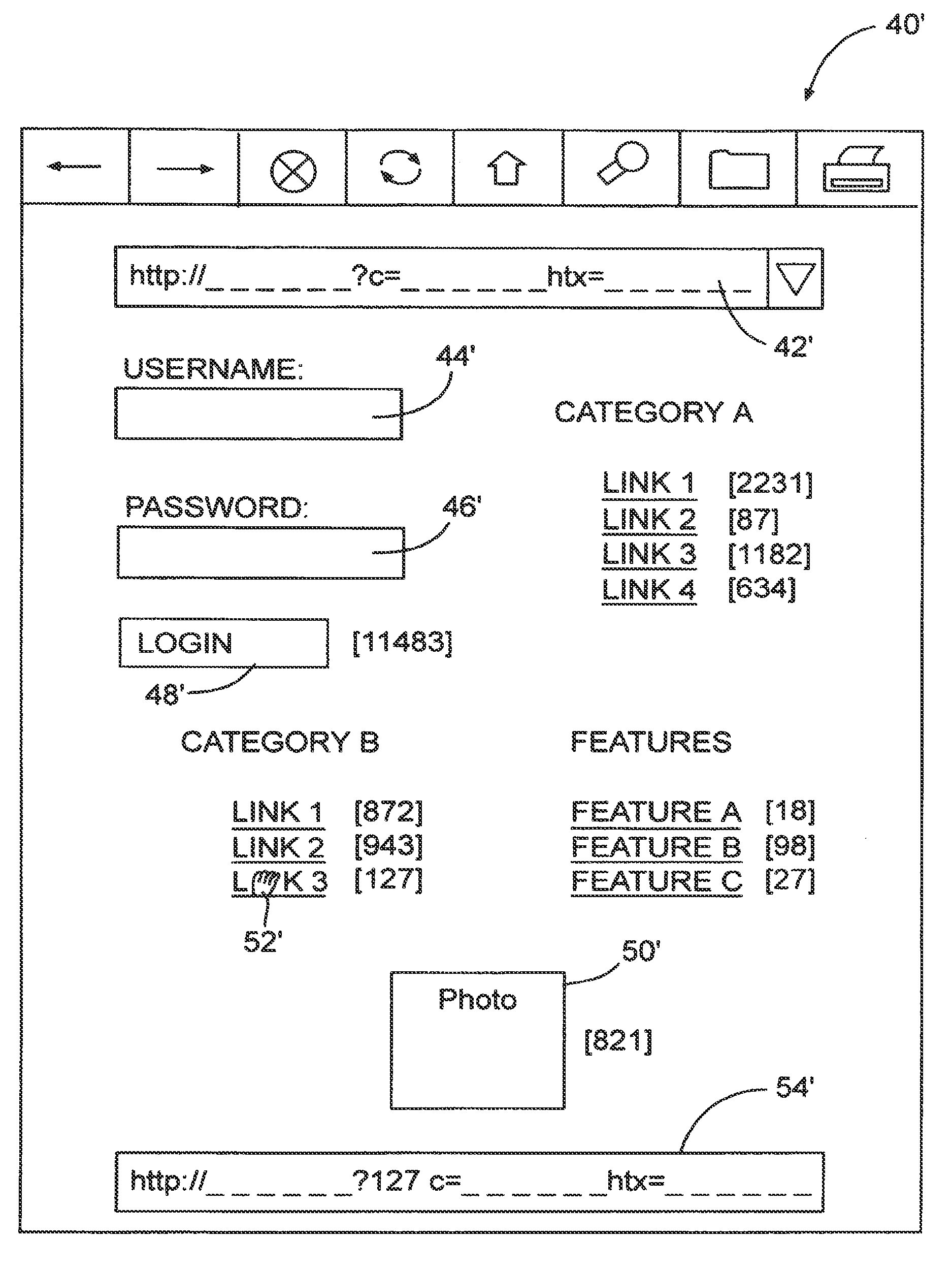 Systems and methods for displaying statistical information on a web page