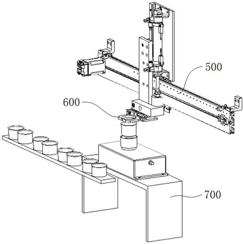 Multi-injection glue head automatic weighing calibration device and calibration method