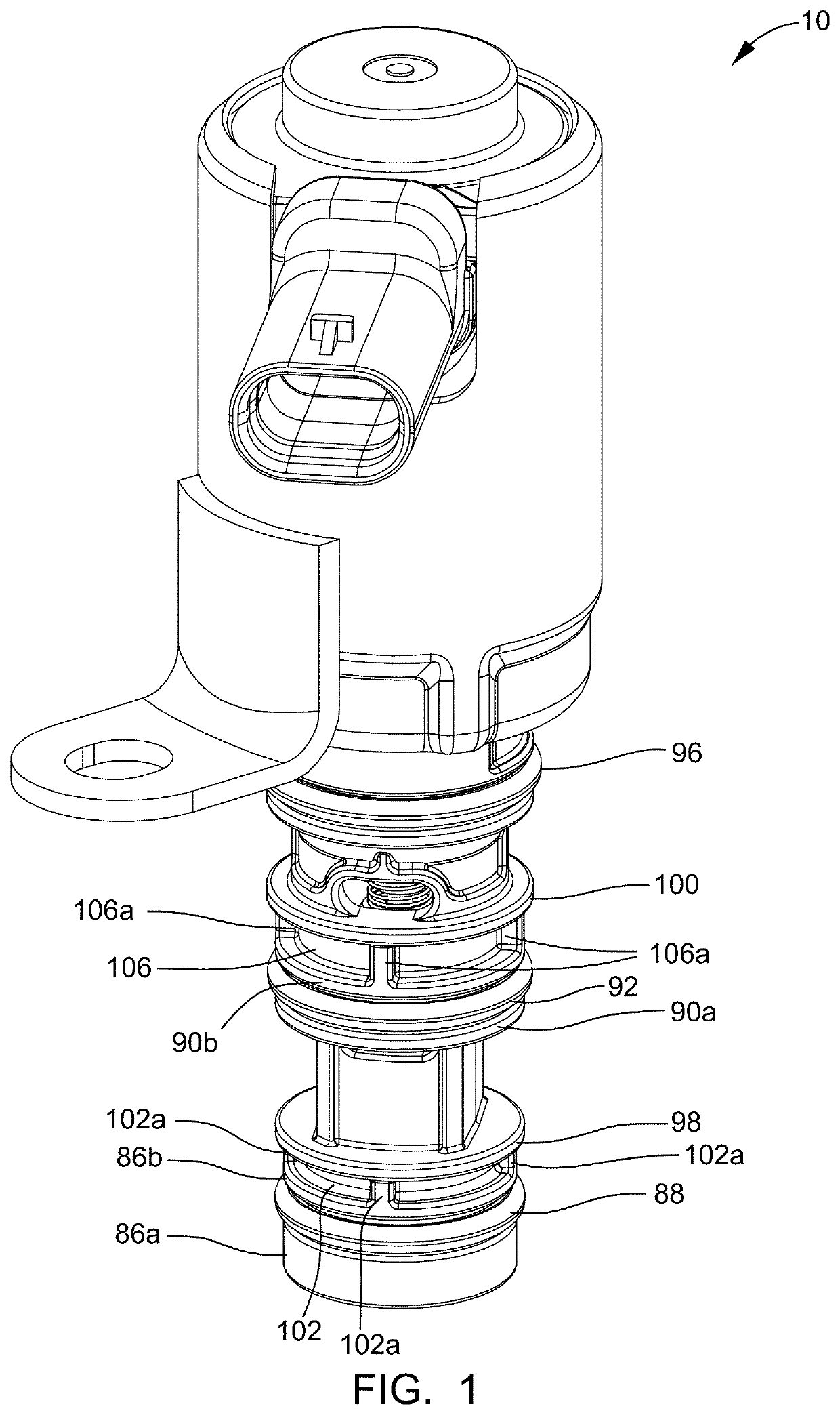 Valve assembly with Anti-tip features