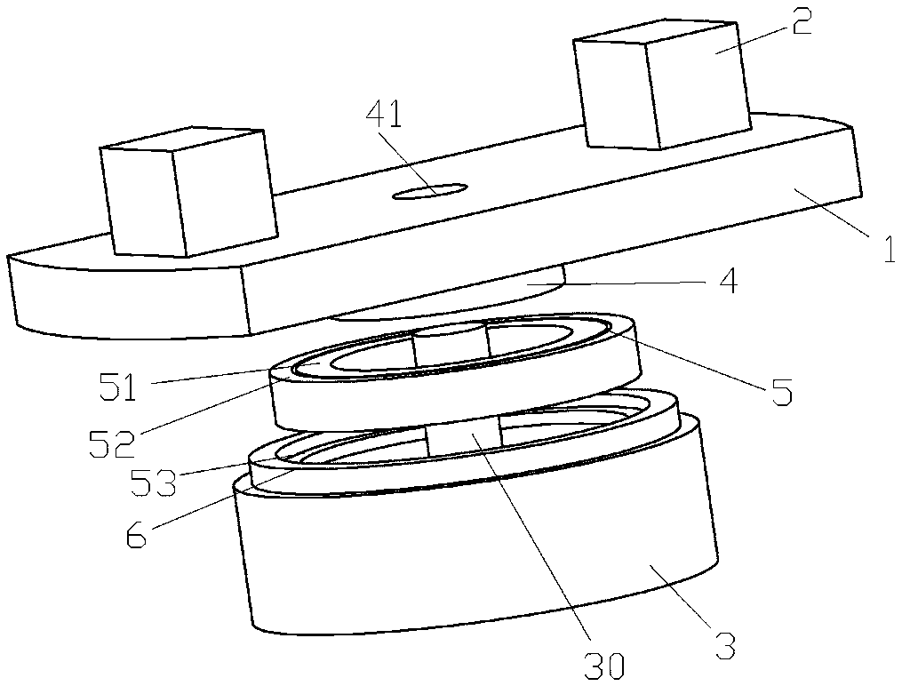 Magnetic field generating device for gyromagnetic bed and chair