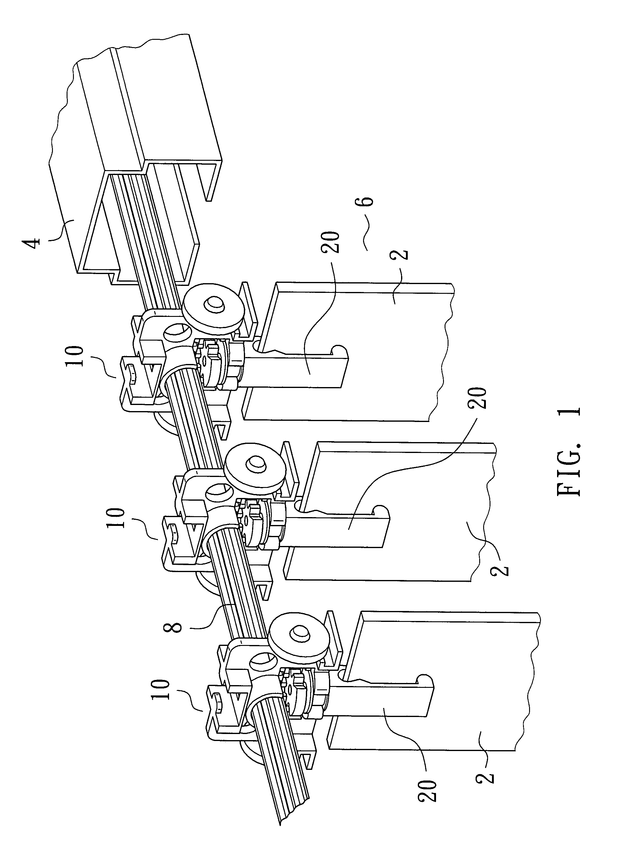 Carrier assembly for vertical blind