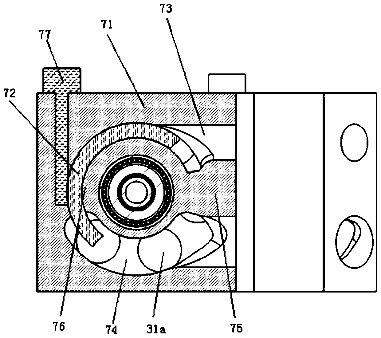 Slide valve type air distribution mechanism and its air distribution method