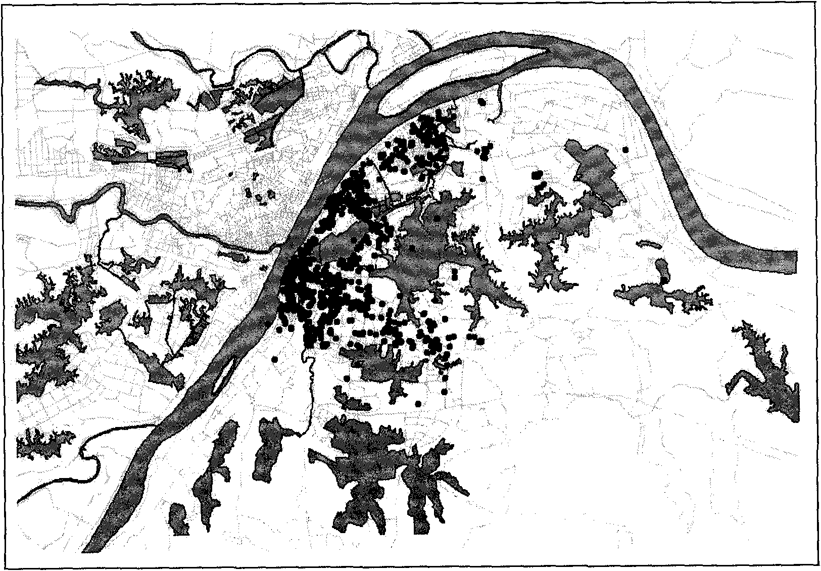 Spatial configuration method for land evaluation sampling points