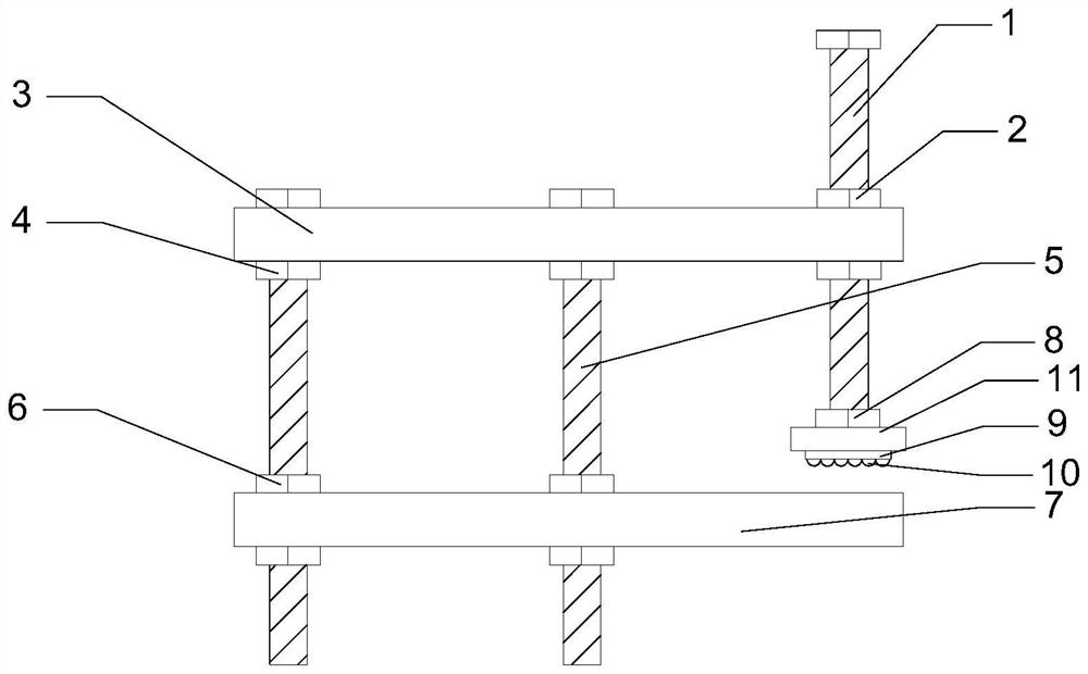 Multifunctional clamp with pressure sensor, control method and workpiece clamping device