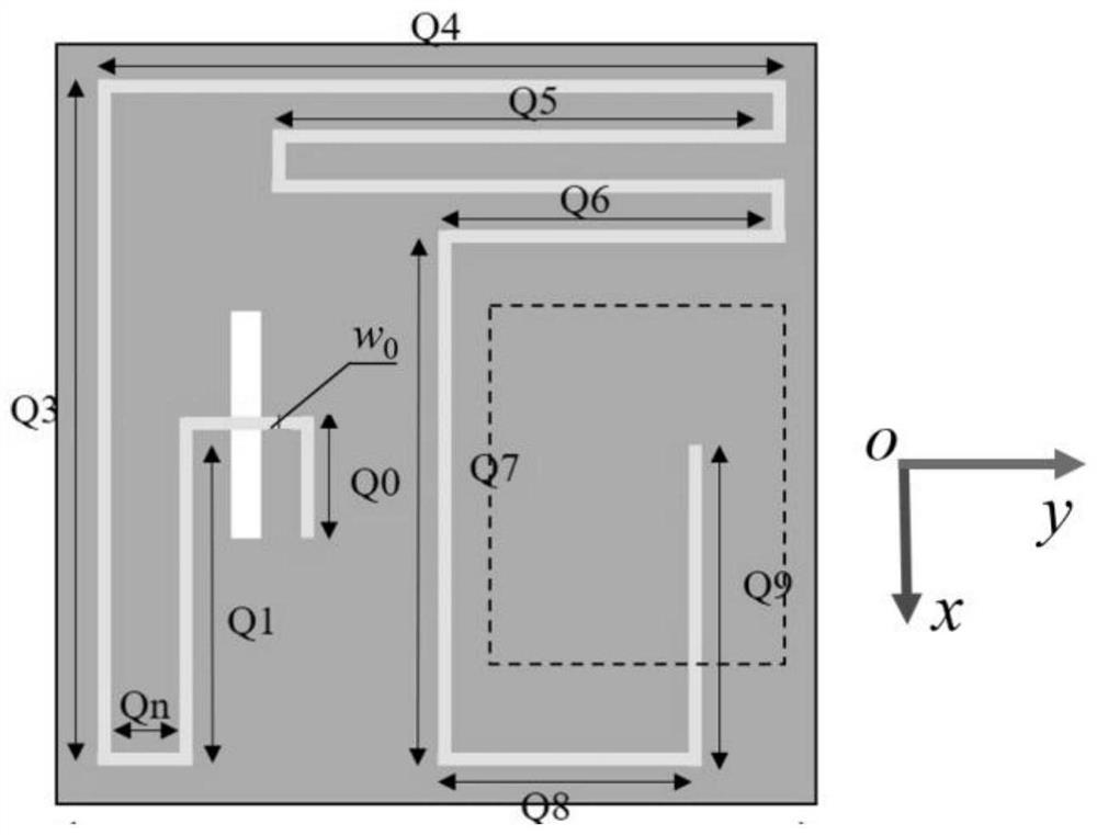 Transmission type electronic control terahertz antenna based on liquid crystal material
