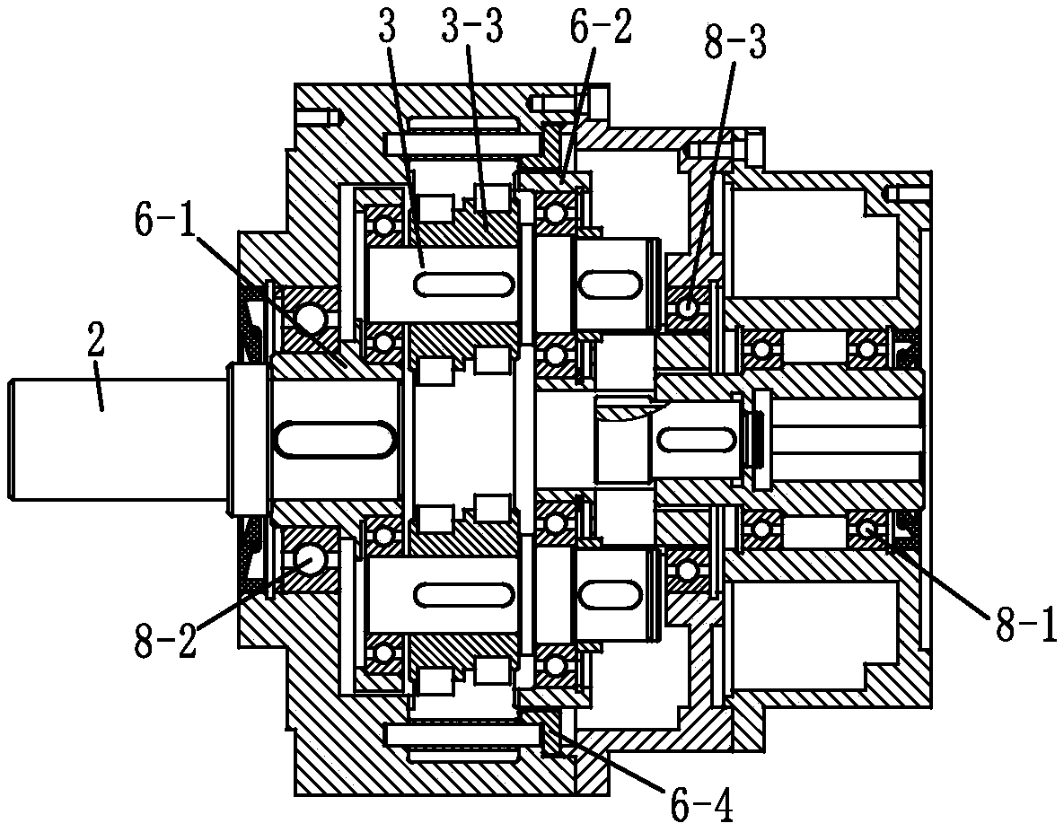 Planetary balance wheel reduction gear