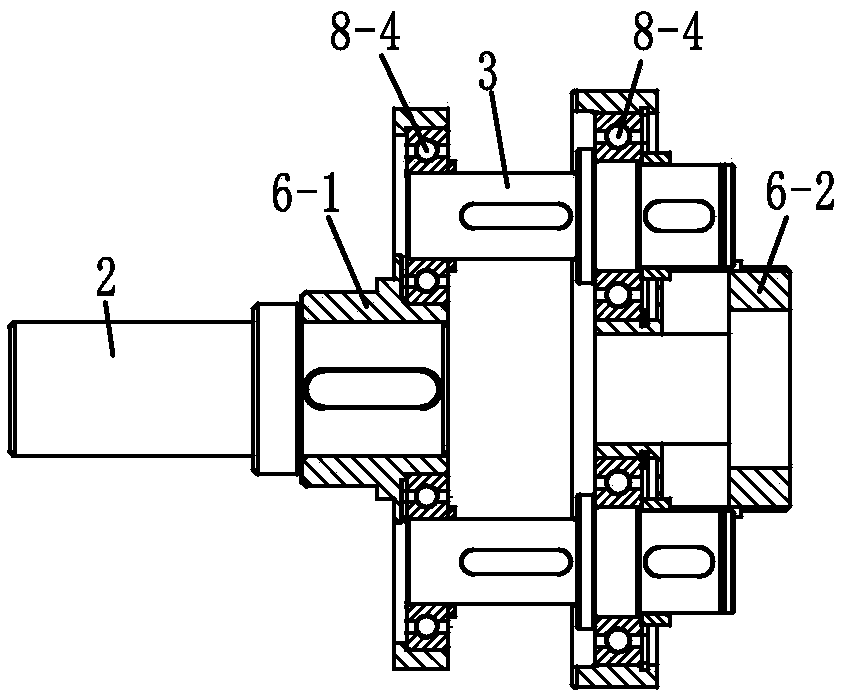 Planetary balance wheel reduction gear