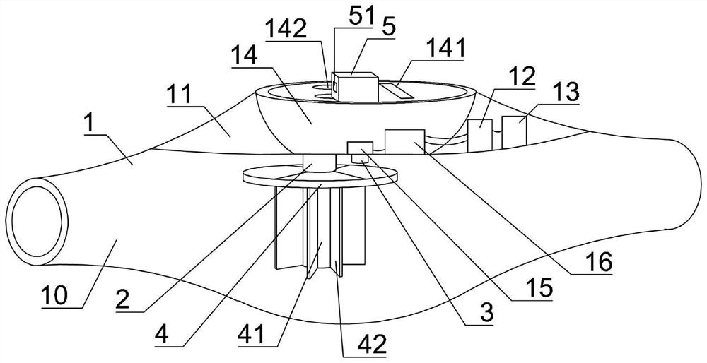 Non-magnetic induction type water meter and testing method