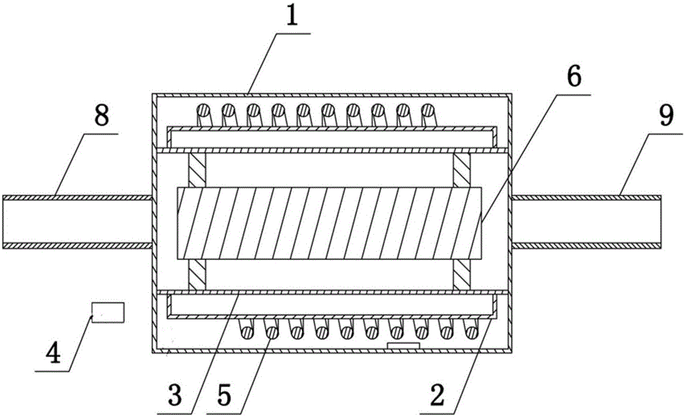 Electromagnetic induction heating device