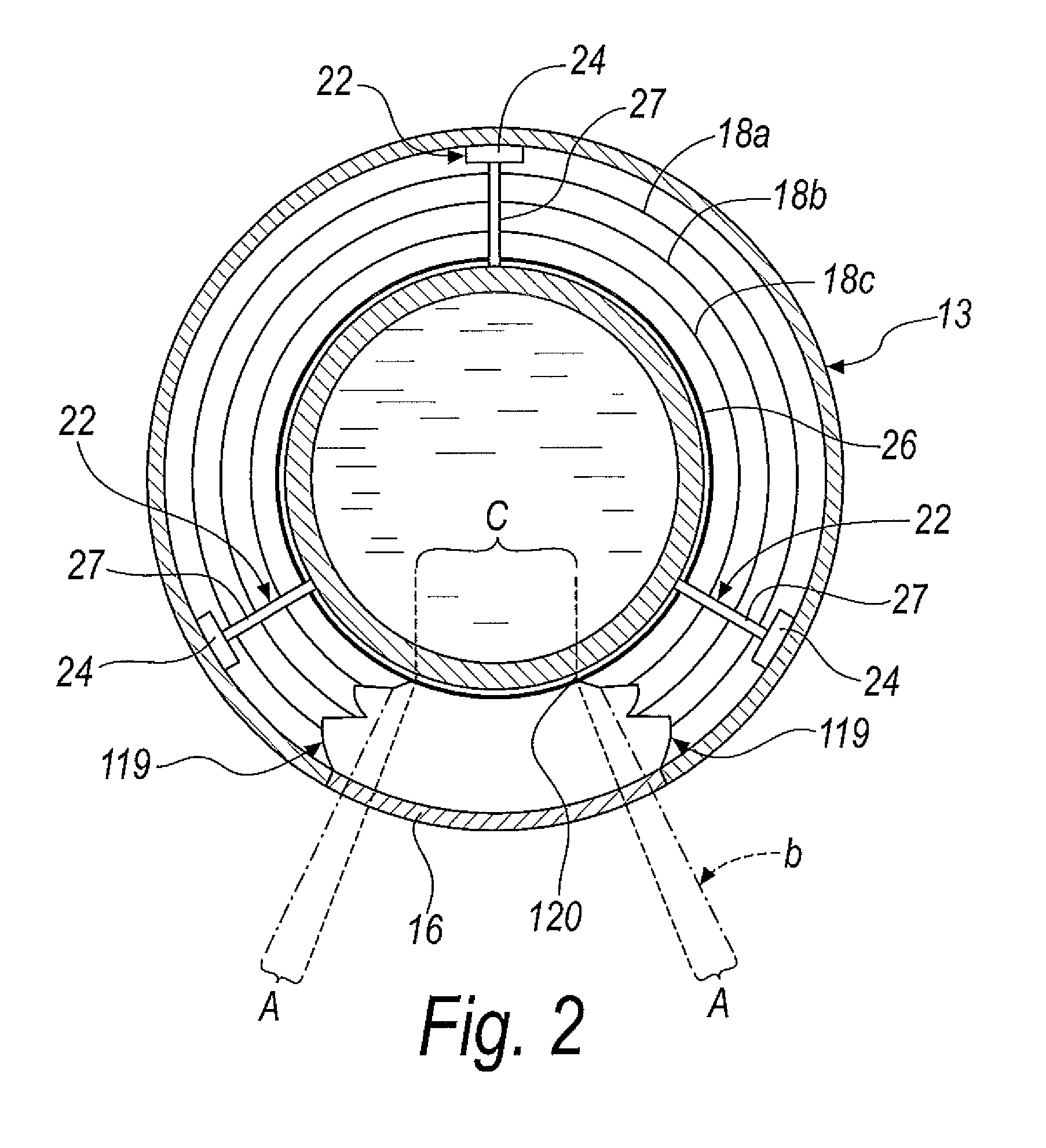 Solar receiver, particularly of the type for parabolic linear solar concentrators and the like