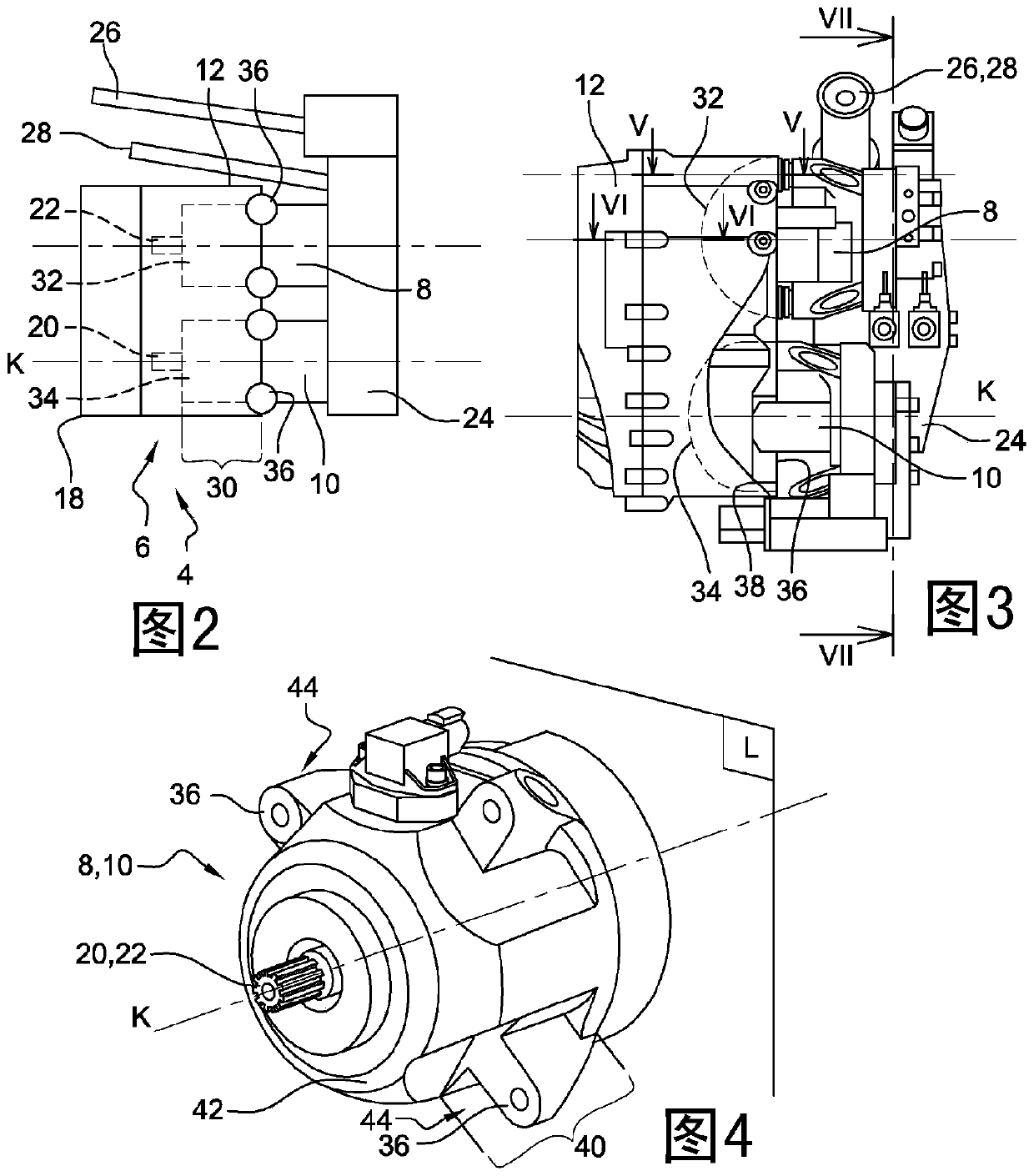 Mechanical transmissions with hydraulic presses for motor vehicles