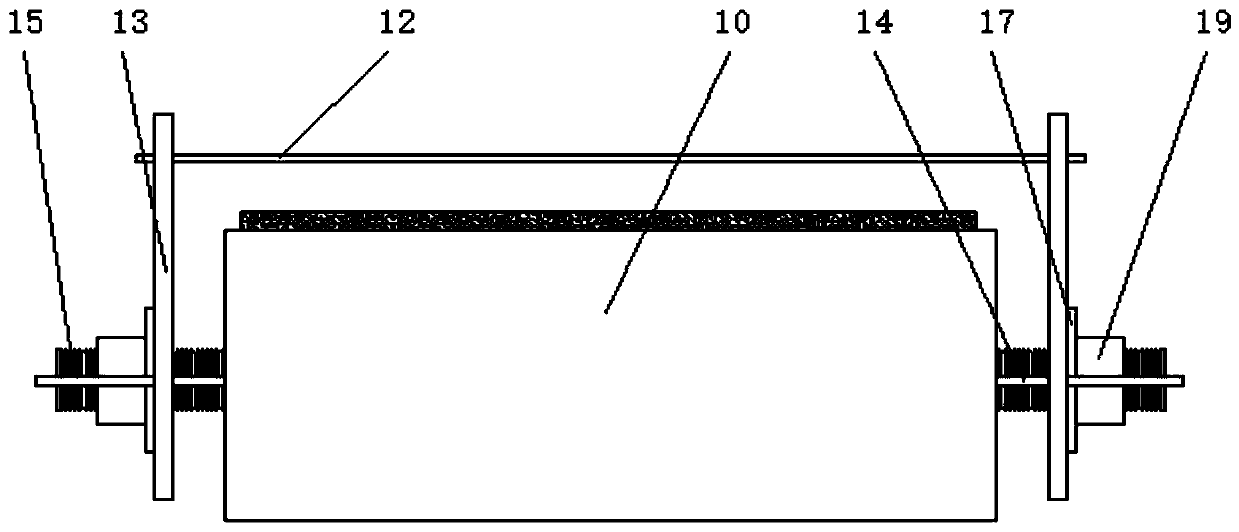 Continuous cutting device for copper-clad plate processing