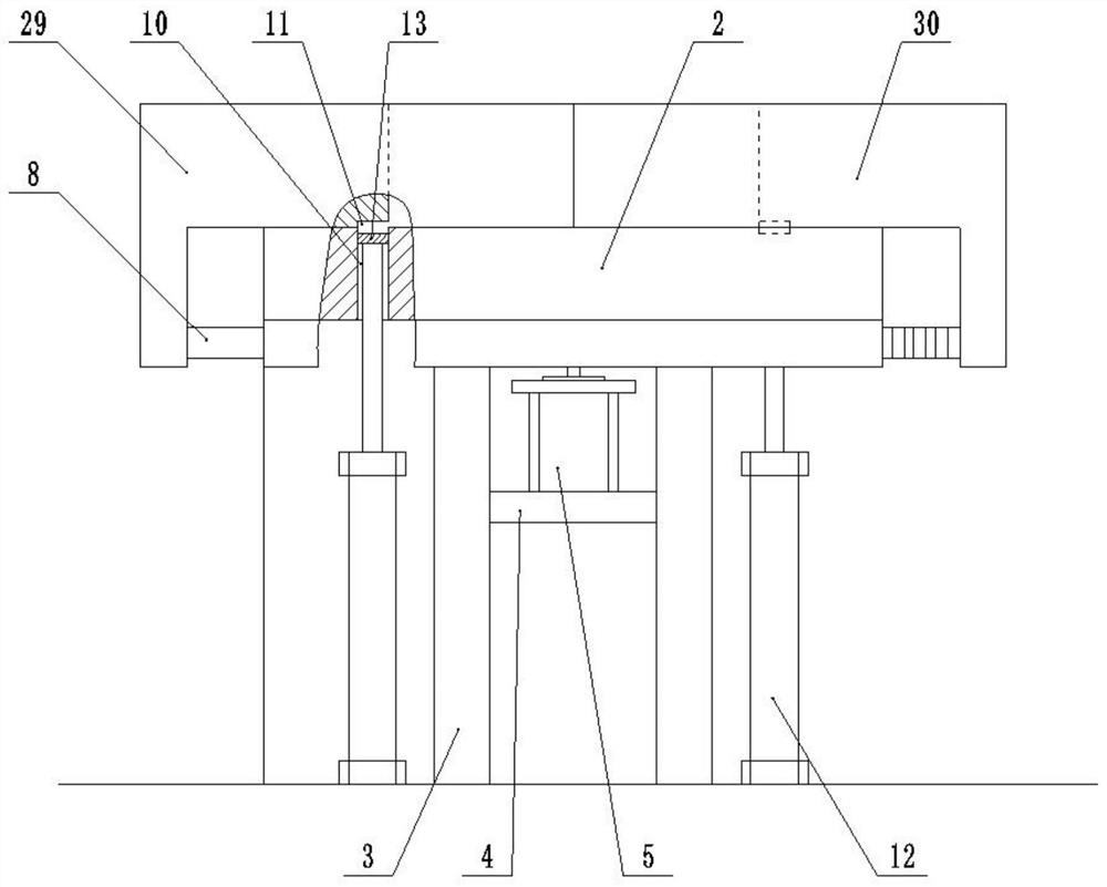 Aluminum alloy workpiece extrusion forming device