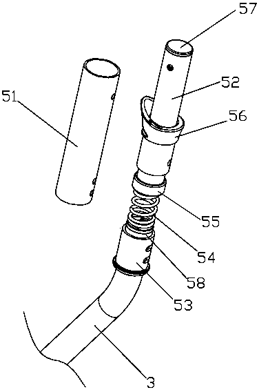 Shock-absorbing device for a baby stroller