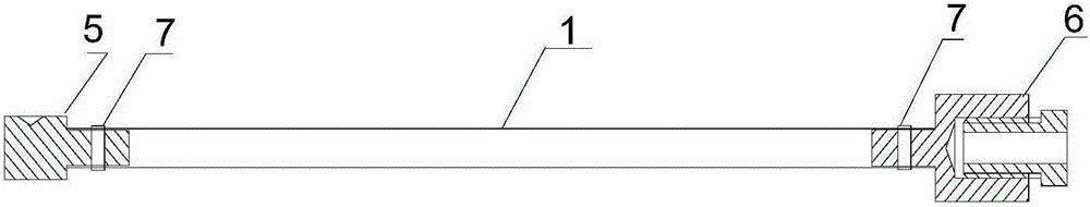 Inclination angle uniform incoming flow ocean riser vortex-induced-parameter coupled vibration testing device