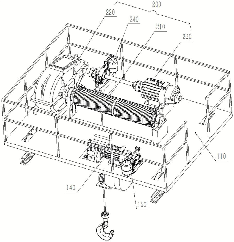 Stall protection crane