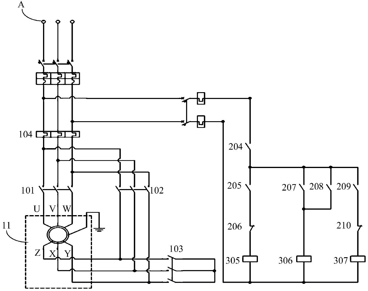 Crane Control Circuit and Crane