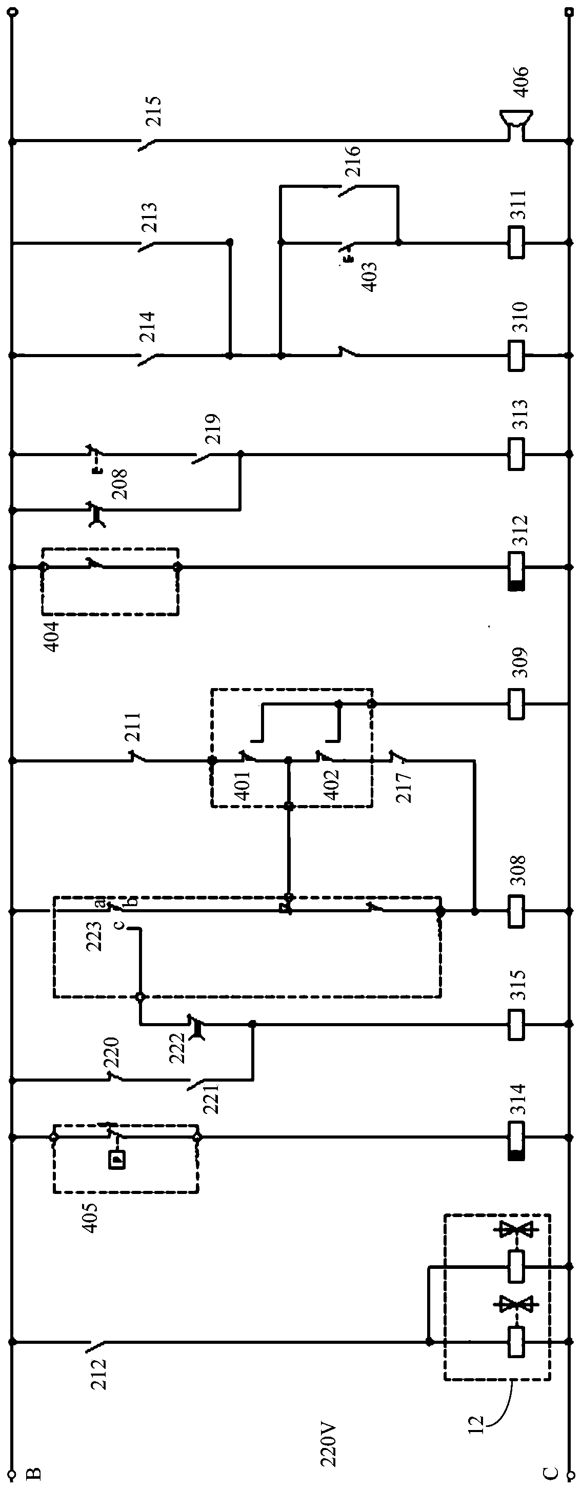 Crane Control Circuit and Crane