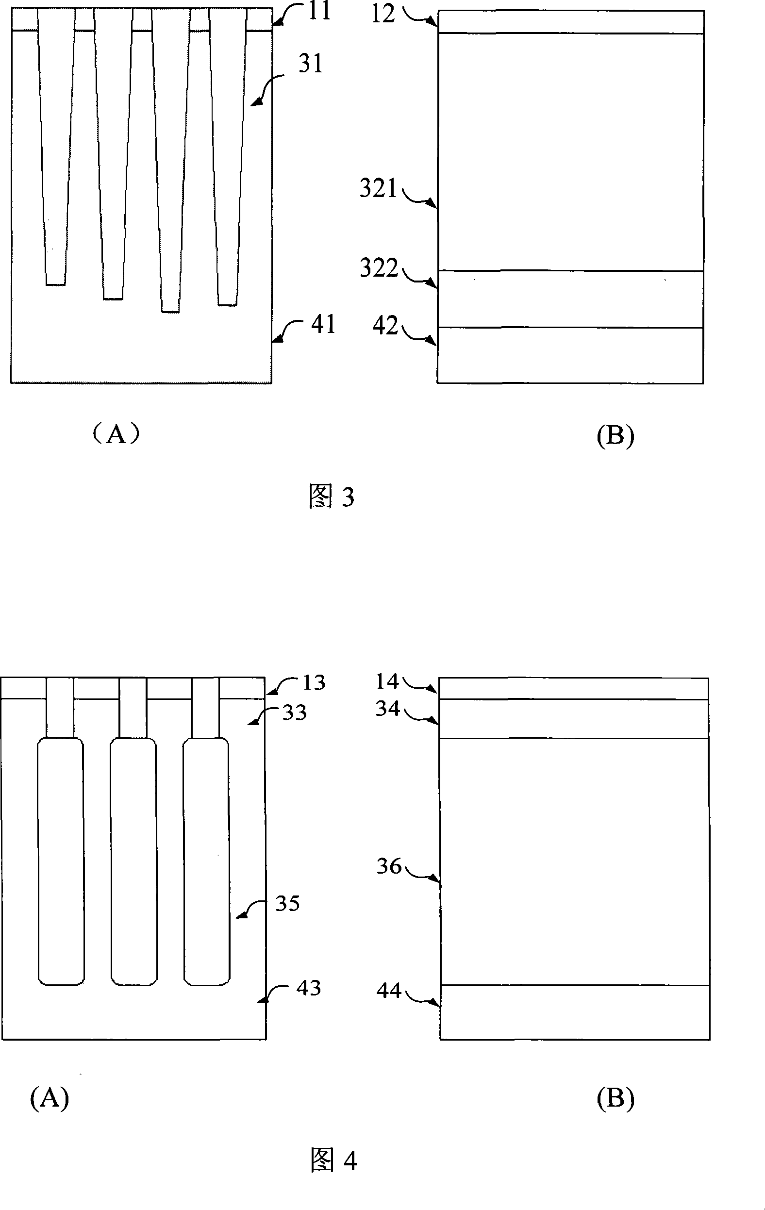 Method and device for measuring micro-nano deep groove structure