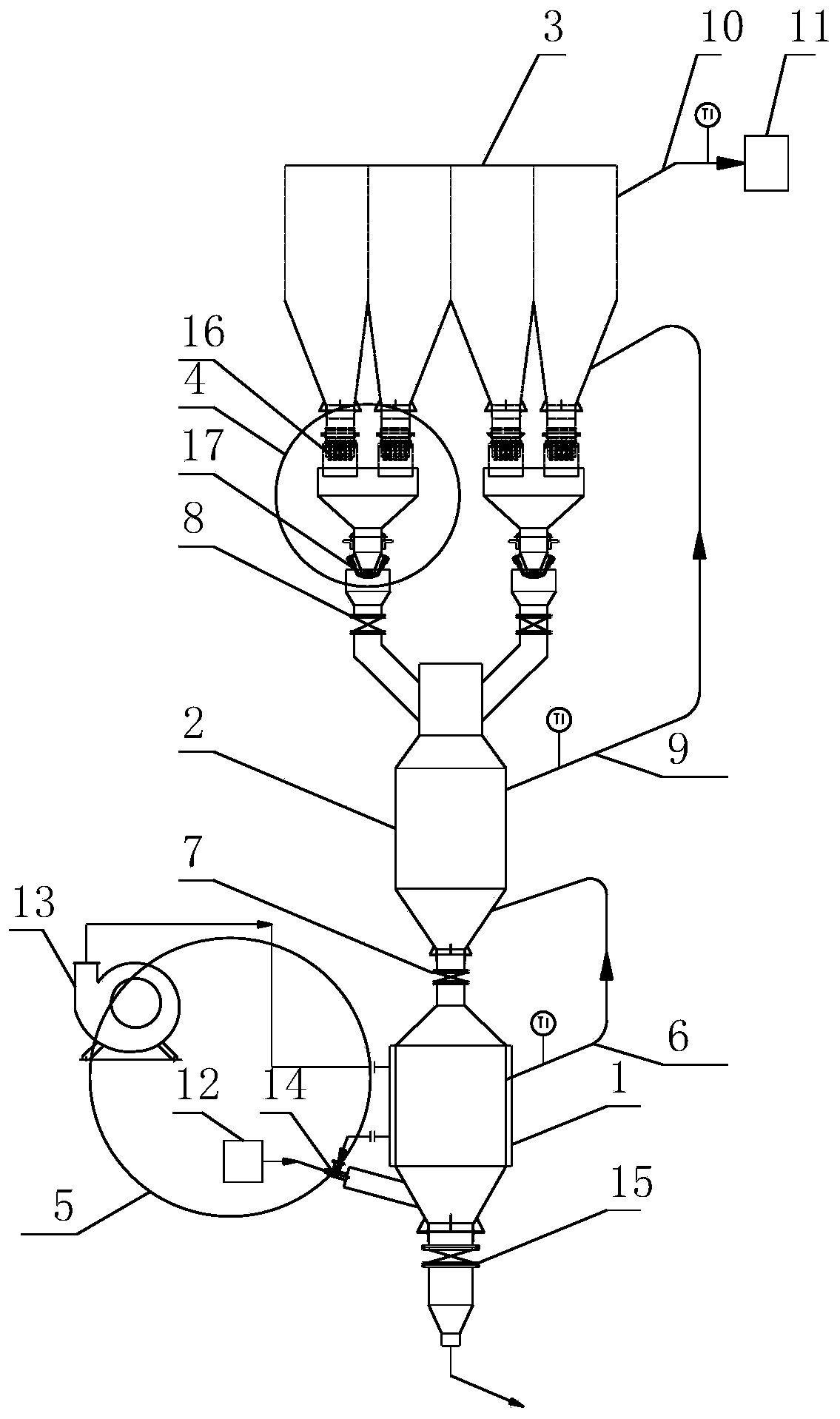 A multi-effect rapid baking preheating device for alloy material and its application method