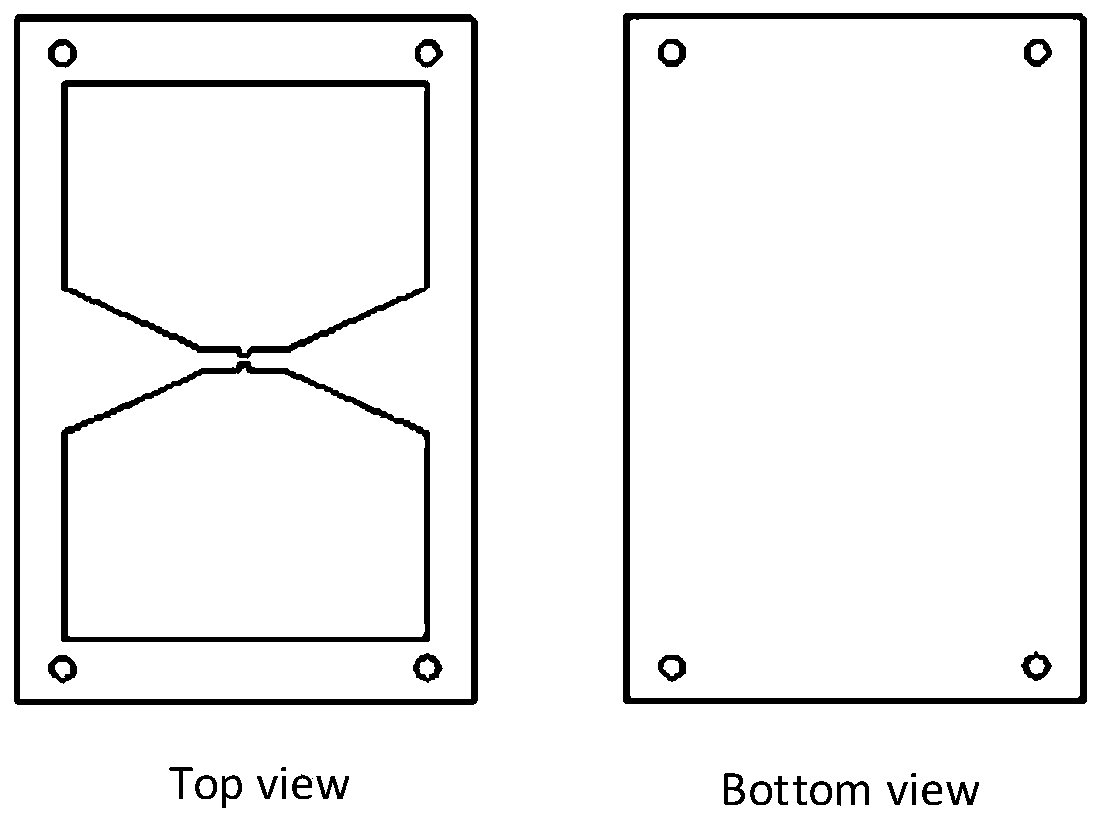 Low-profile ultra-wideband oscillator antenna based on concave folded ground structure