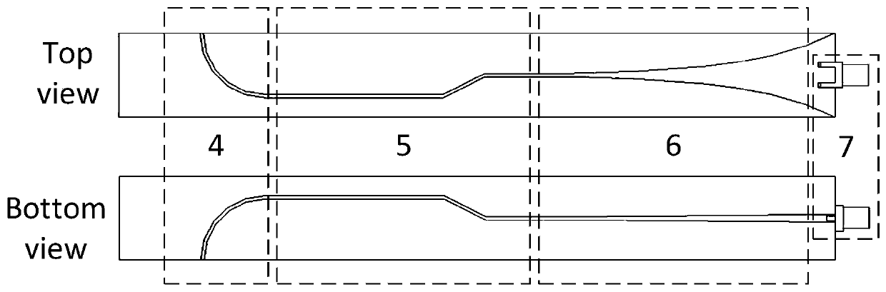 Low-profile ultra-wideband oscillator antenna based on concave folded ground structure