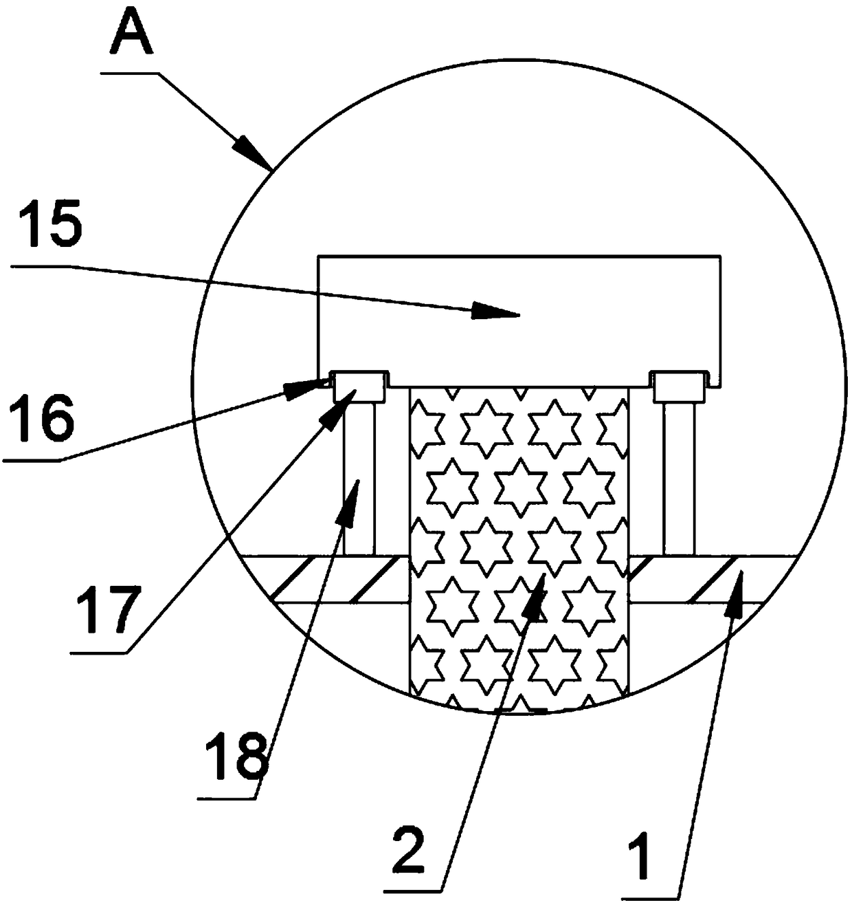 Automatic drug separating screen