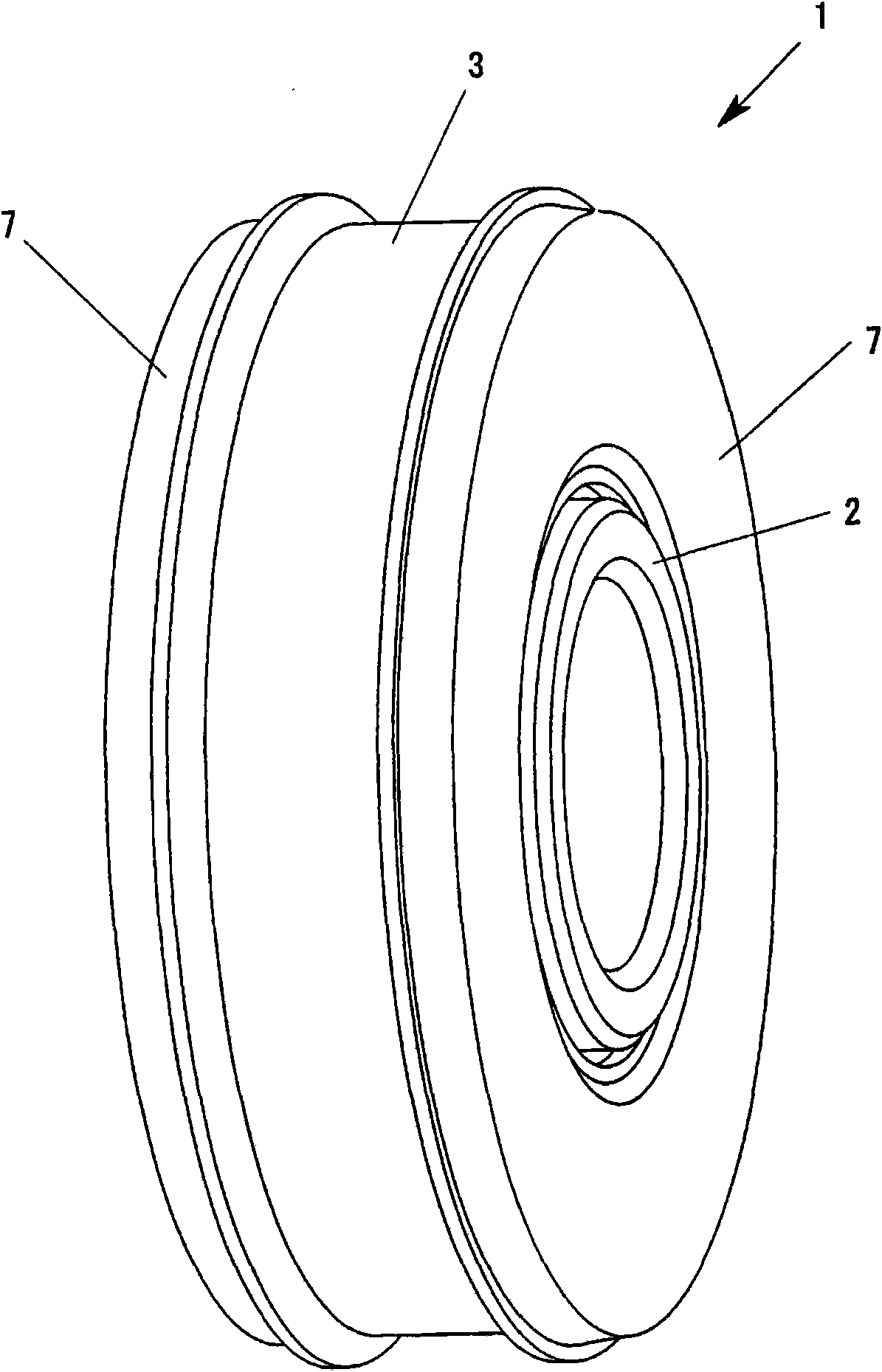 Rolling bearing and sealing component for rolling bearing