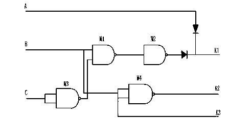 Topology circuit for power regulation of satellite power supply system