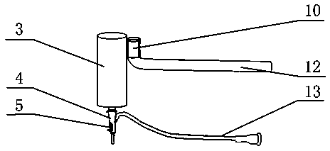 Isolated frog heart perfusion experimental teaching device