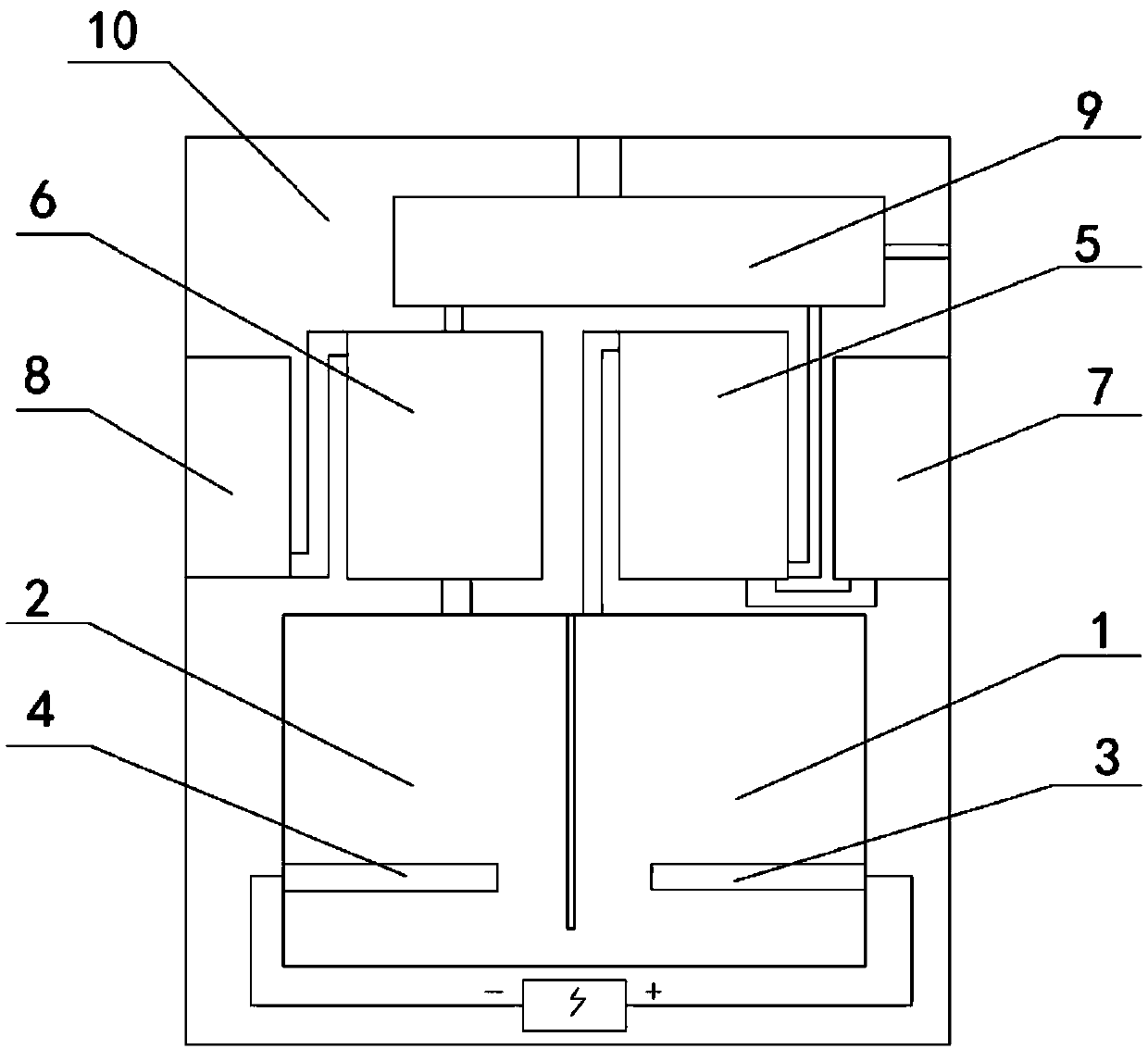 Hydrogen and oxygen molecule inhalation therapy instrument