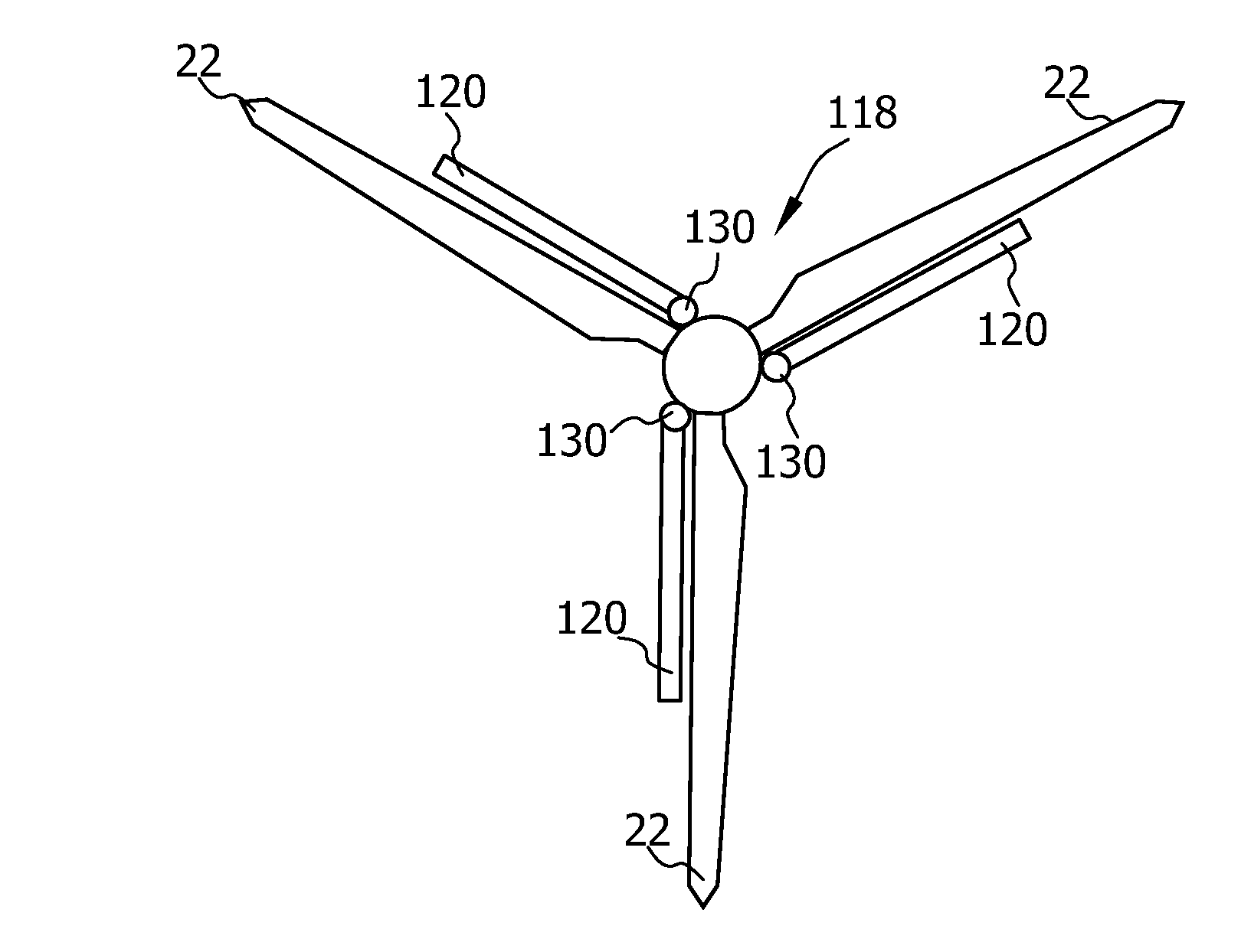 Wind turbine, aerodynamic assembly for use in a wind turbine, and method for assembling thereof