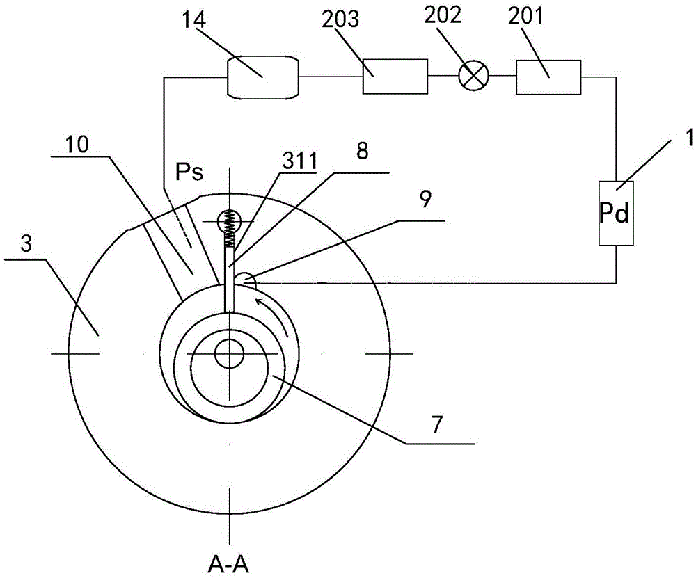 Rotary compressor and its compression device, air conditioner