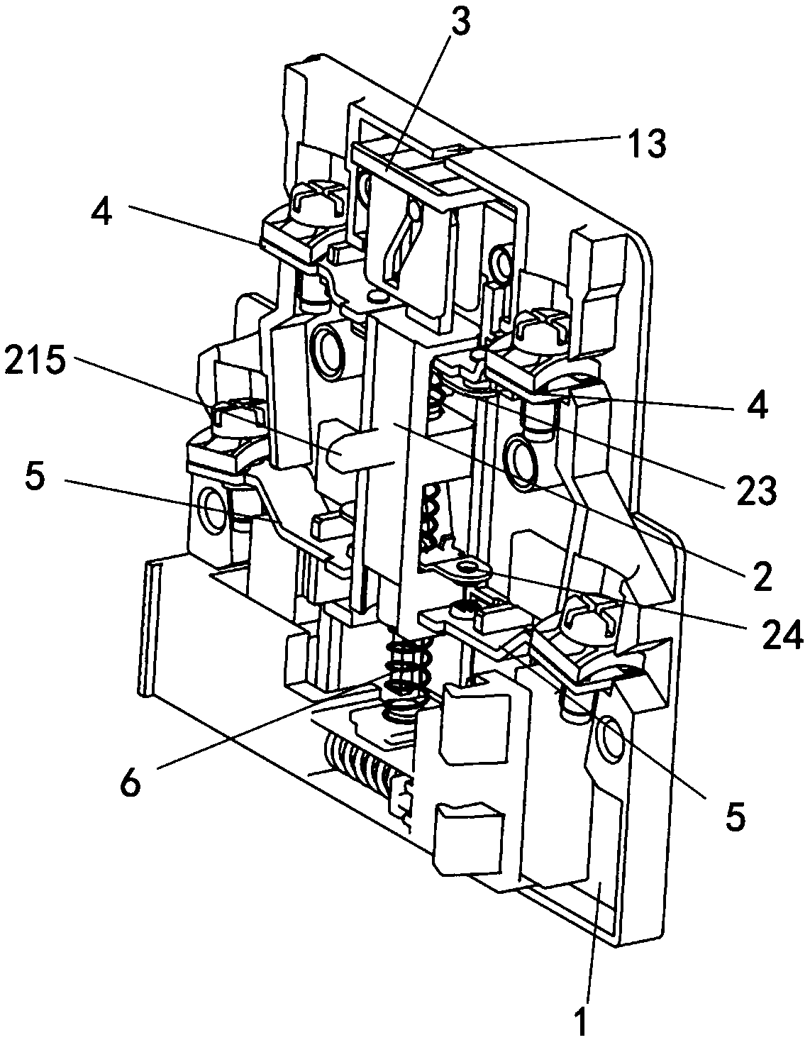 Auxiliary contact with indication function, and contactor